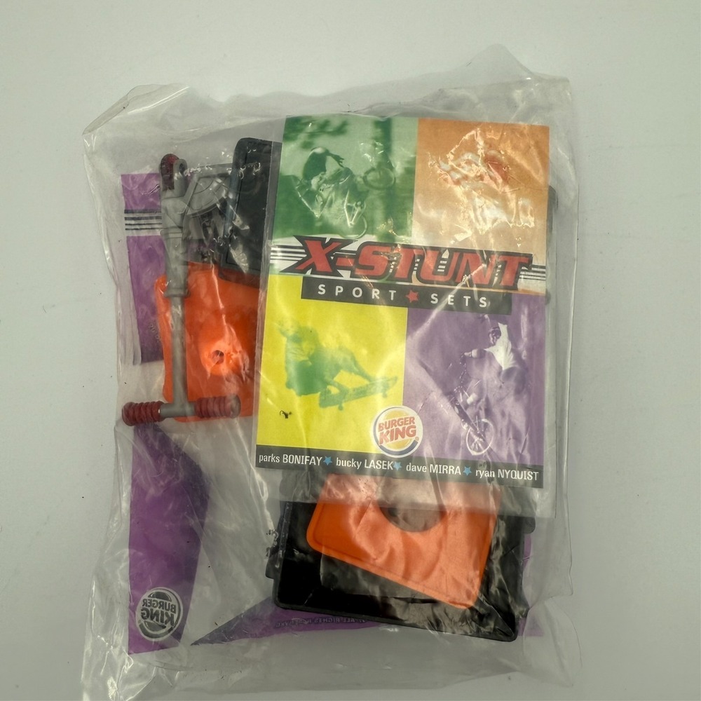 Burger King Kids Meal Toy X-STUNT Sport Set 2001 New Sealed In Original Bag‎
